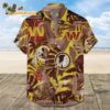 Washington Commanders Hawaiian Shirt Retro Logo Revolution NFL Aloha Shirt 2025 1