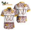 Washington Commanders Special Floral Tropical Hawaiian Shirt Washington Commander Aloha Shirt 1