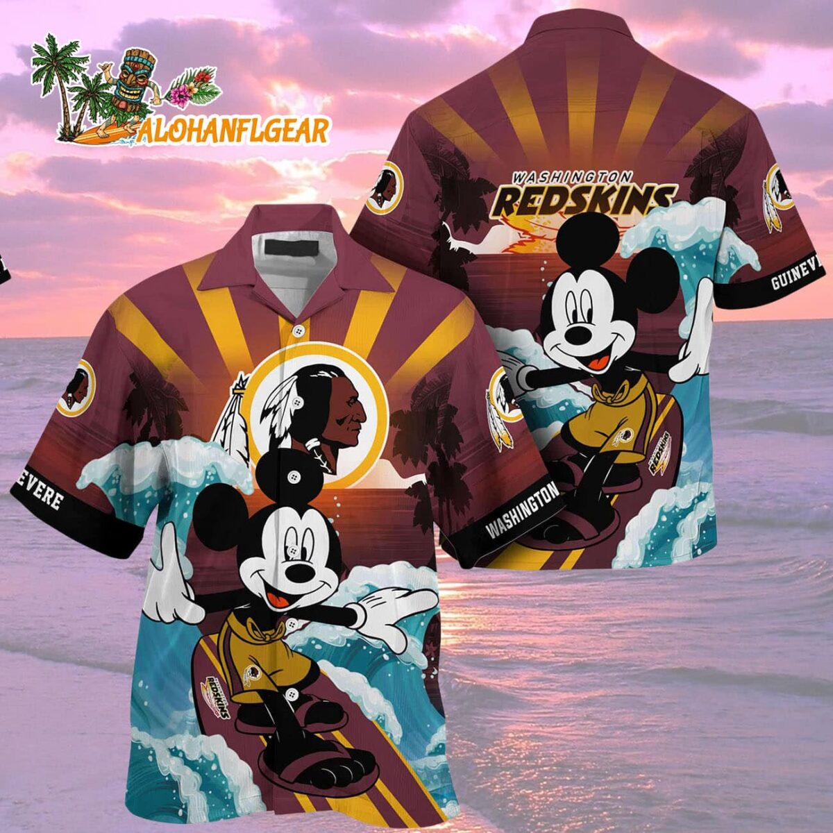 Washington Commanders Special Mickey Mouse Movies Design Summer Hawaiian Shirt, Washington Commanders Aloha Shirt 1 Washington Commanders Special Mickey Mouse Movies Design Summer Hawaiian Shirt Washington Commanders Aloha Shirt 2