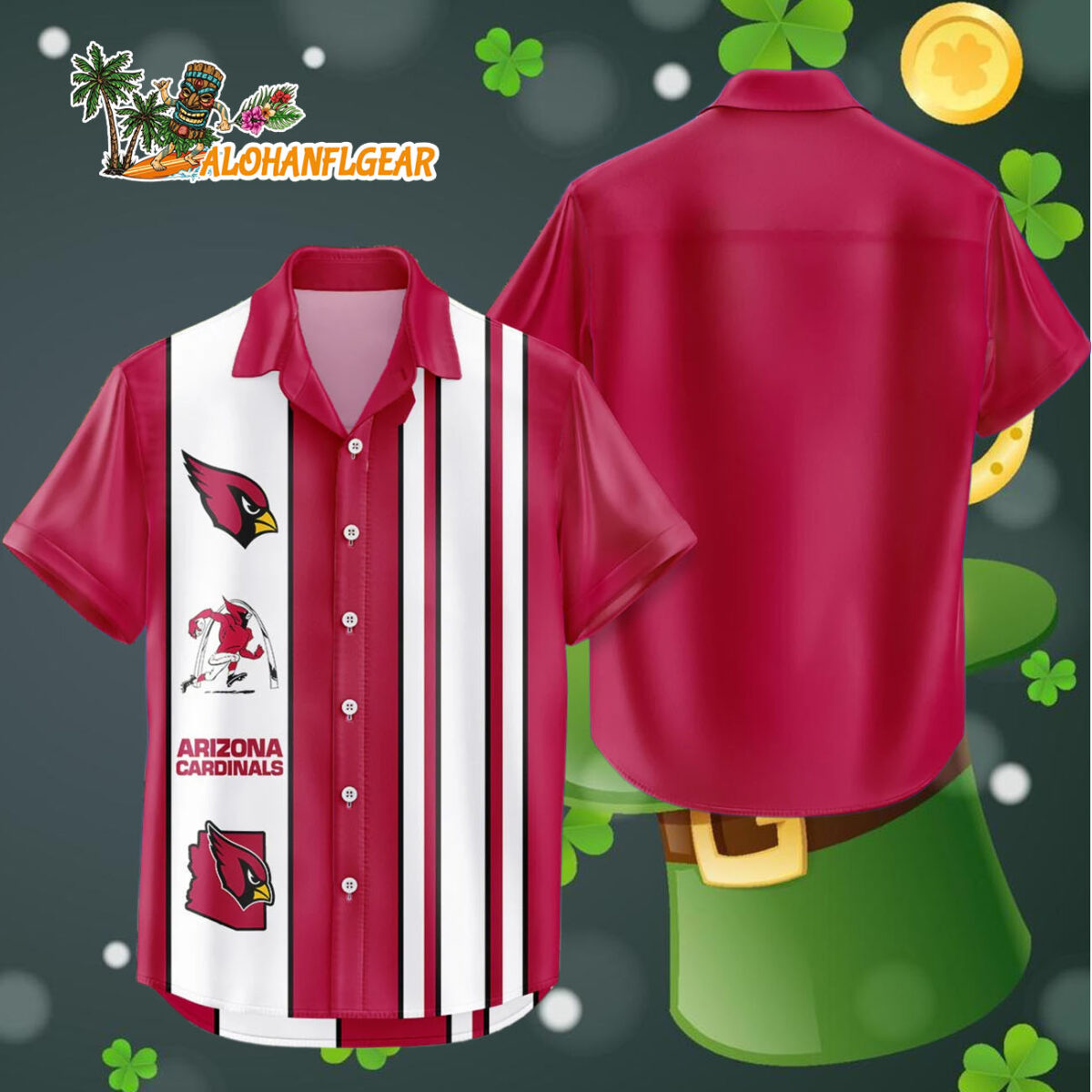 Arizona Cardinals Hawaiian Shirt Classic Color Contrast 4 Arizona Cardinals Hawaiian Shirt Classic Color Contrast 4