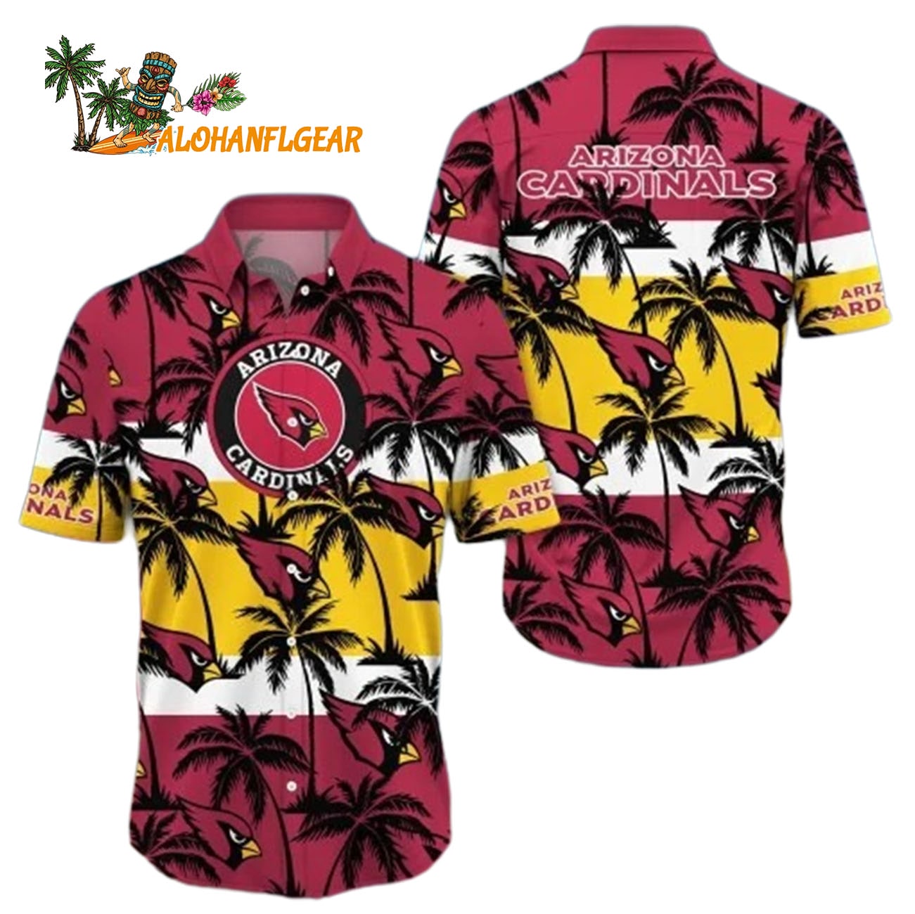 Arizona Cardinals Hawaiian Shirt Trending Summer Gift For Fan, Arizona Cardinals Aloha Shirt Arizona Cardinals Hawaiian Shirt Trending Summer Gift For Fan, Arizona Cardinals Aloha Shirt