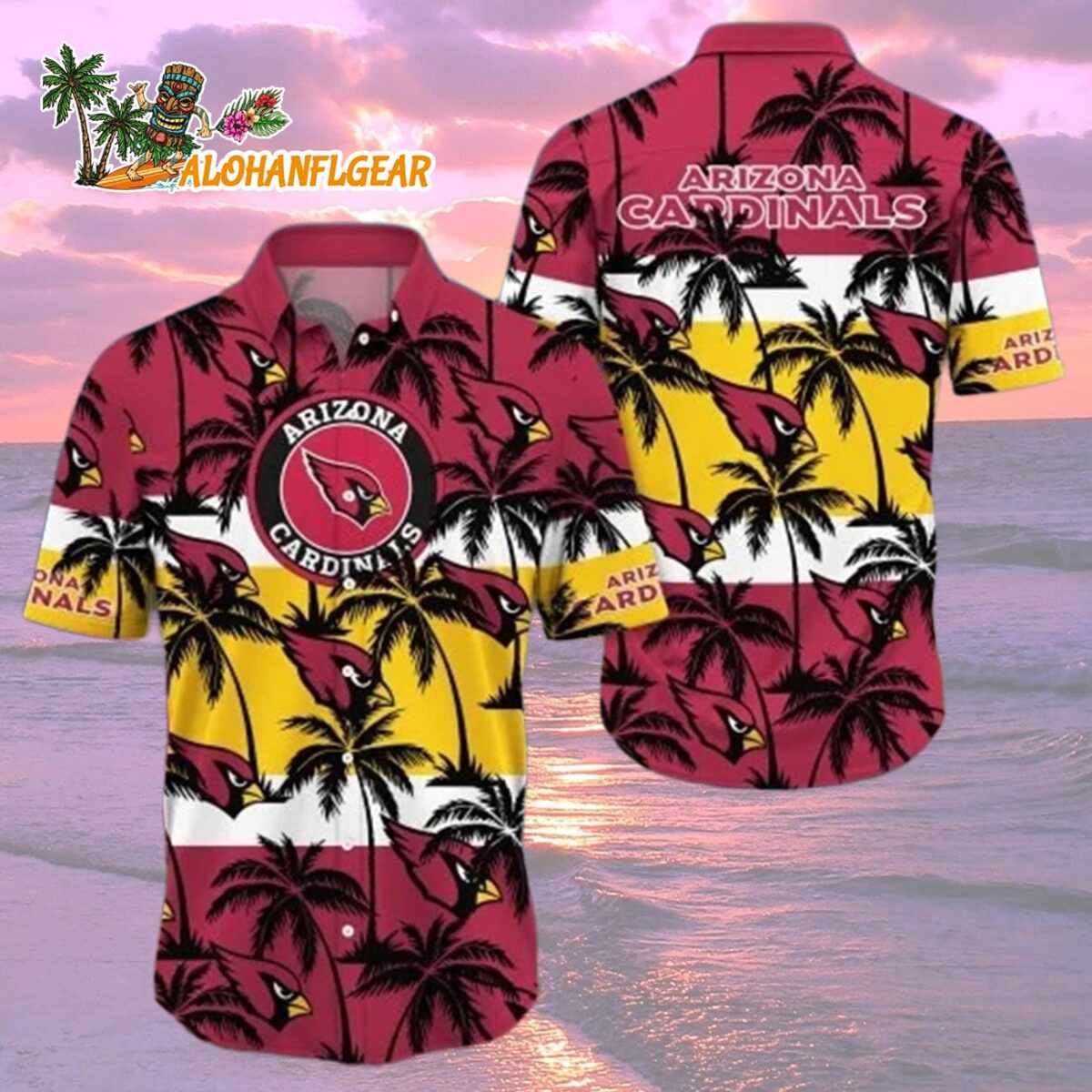 Arizona Cardinals Hawaiian Shirt Trending Summer Gift For Fan, Arizona Cardinals Aloha Shirt 1 Arizona Cardinals Hawaiian Shirt Trending Summer Gift For Fan Arizona Cardinals Aloha Shirt 2
