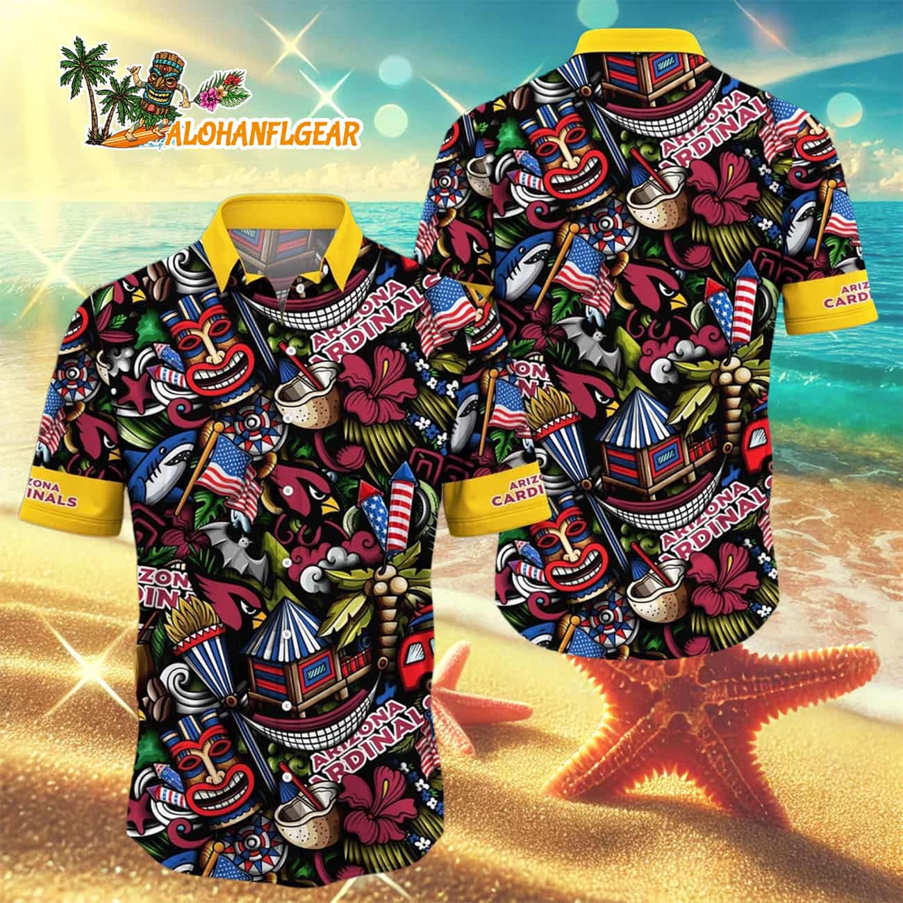 Arizona Cardinals Tiki Me Off Hawaiian Shirt, Arizona Cardinals Aloha Shirt Arizona Cardinals Tiki Me Off Hawaiian Shirt, Arizona Cardinals Aloha Shirt