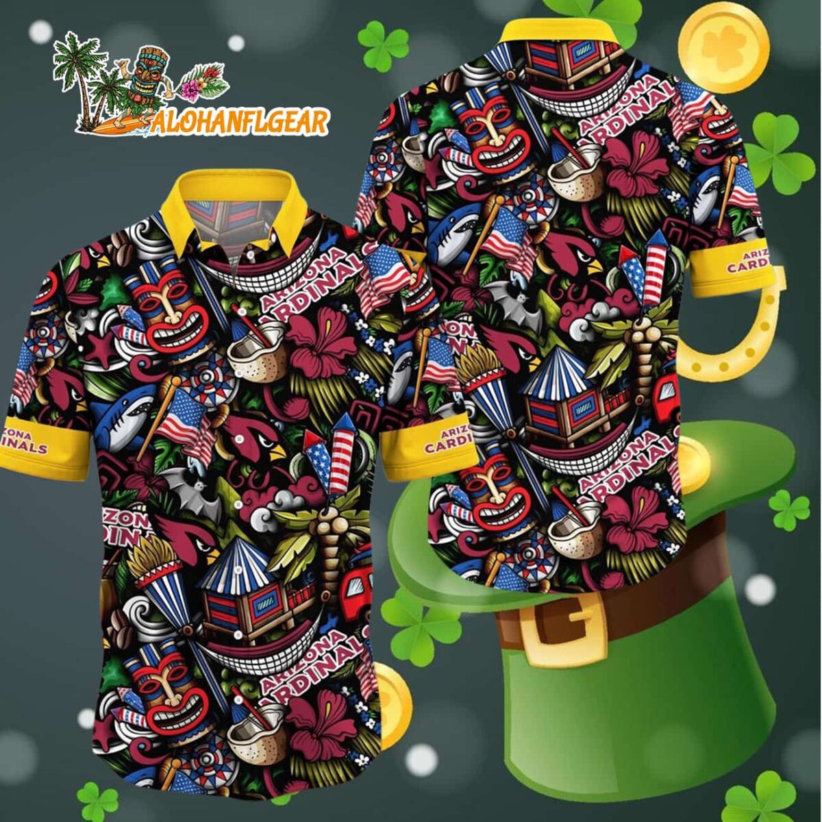 Arizona Cardinals Tiki Me Off Hawaiian Shirt Arizona Cardinals Aloha Shirt 4 Arizona Cardinals Tiki Me Off Hawaiian Shirt Arizona Cardinals Aloha Shirt 4