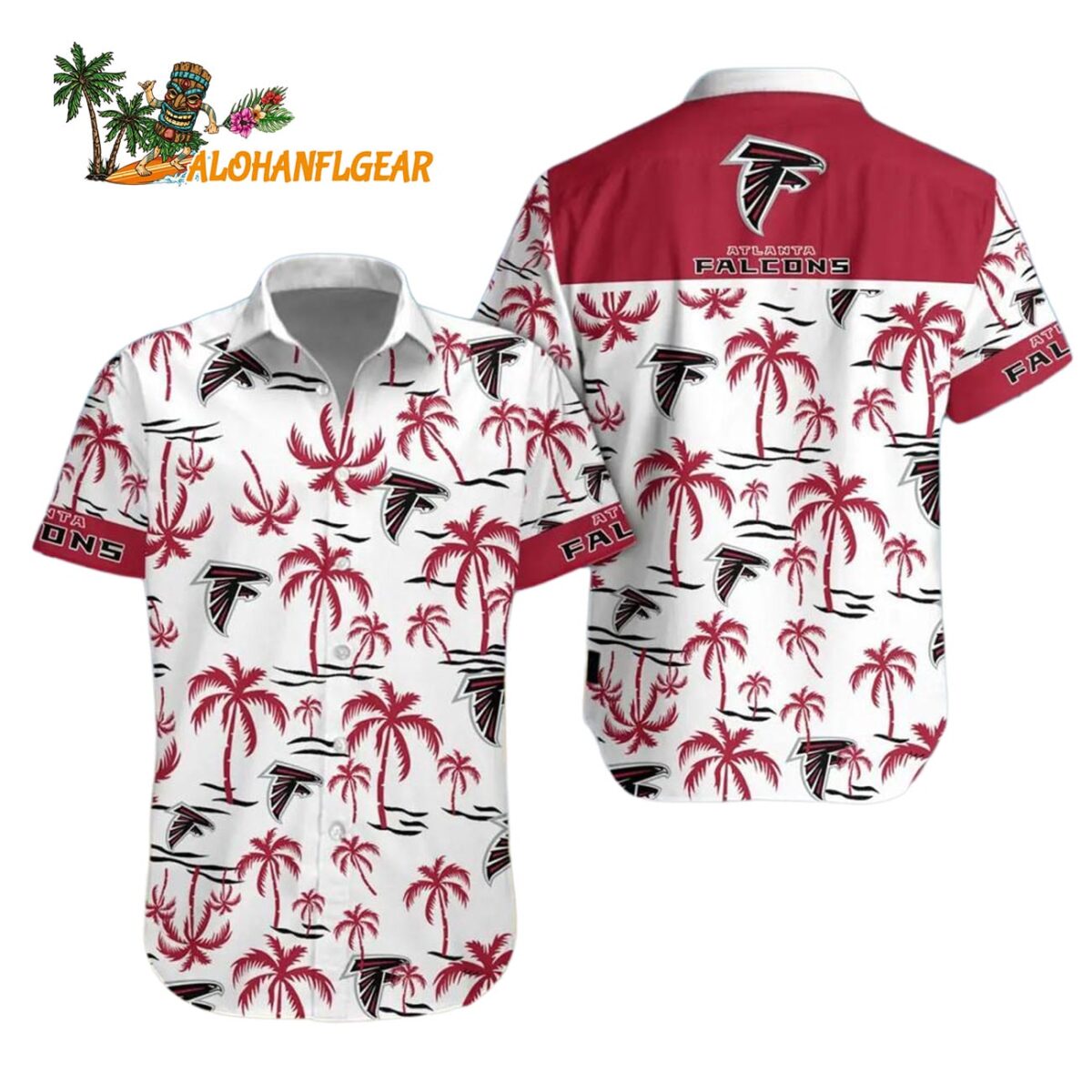 Atlanta Falcons Coconut Logo Beach Hawaiian Shirt NFL Aloha Shirt 1