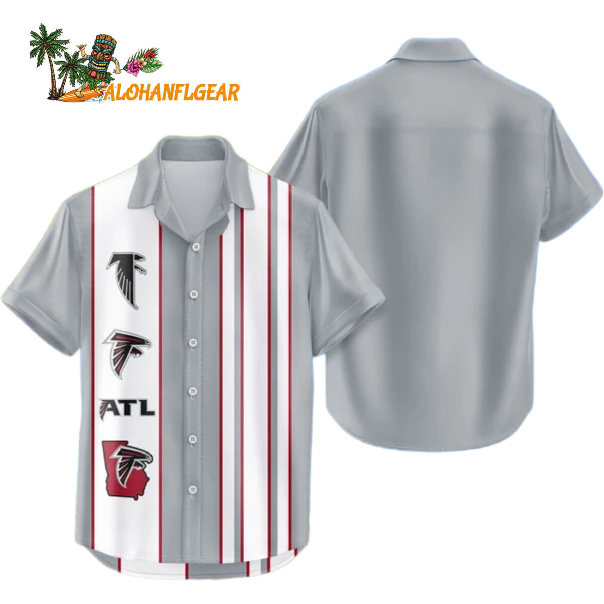 Atlanta Falcons Hawaiian Shirt Classic Color Contrast 1