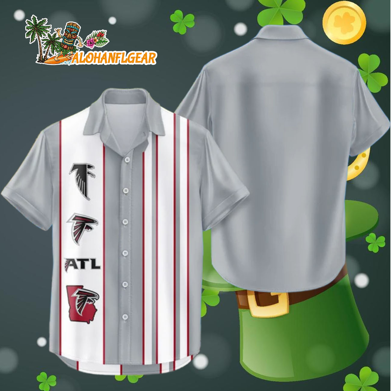 Atlanta Falcons Hawaiian Shirt Classic Color Contrast, Atlanta Falcons Aloha Shirt Atlanta Falcons Hawaiian Shirt Classic Color Contrast, Atlanta Falcons Aloha Shirt