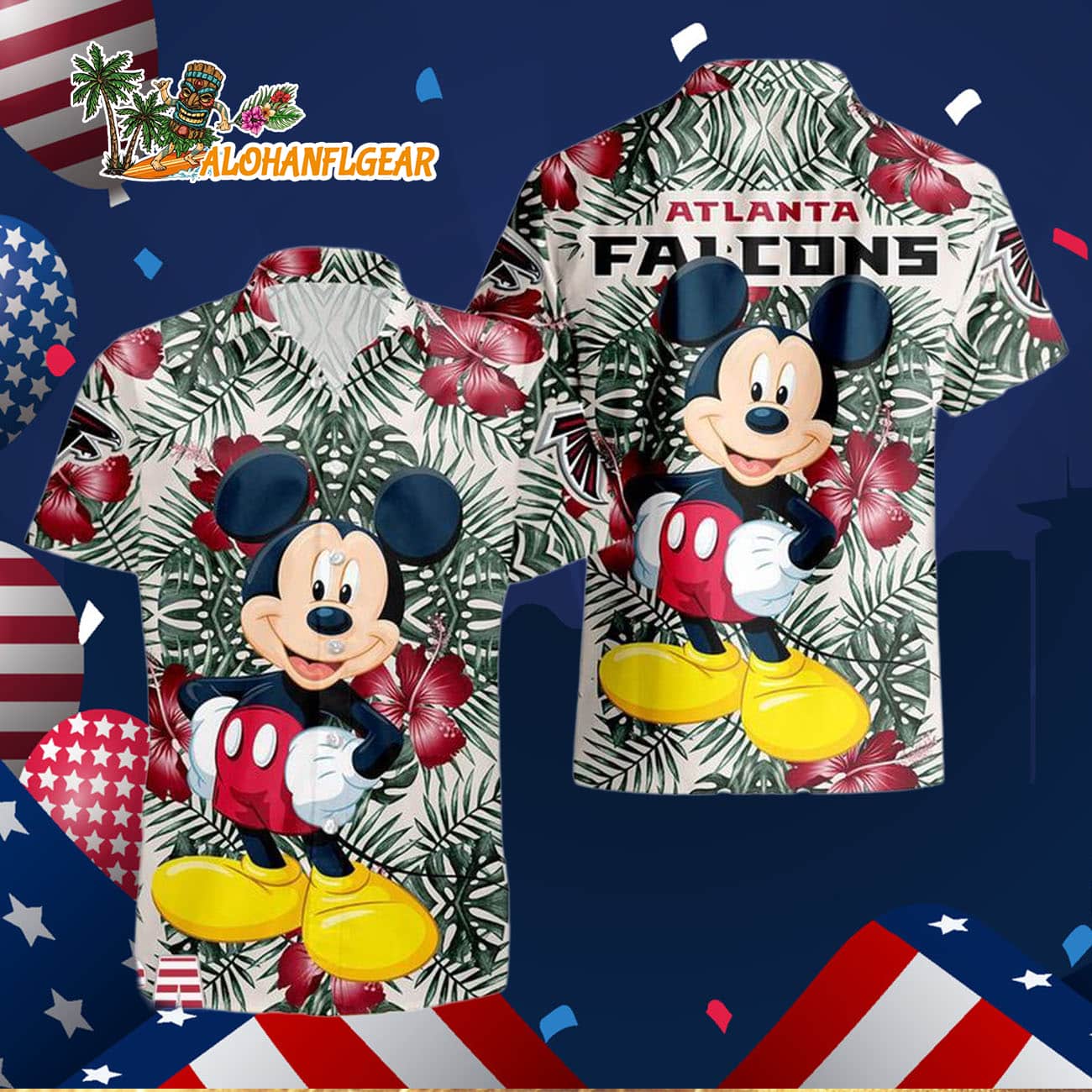 Atlanta Falcons Mickey Disney Limited Edition Hawaiian Shirt, Atlanta Falcons Aloha Shirt Atlanta Falcons Mickey Disney Limited Edition Hawaiian Shirt, Atlanta Falcons Aloha Shirt
