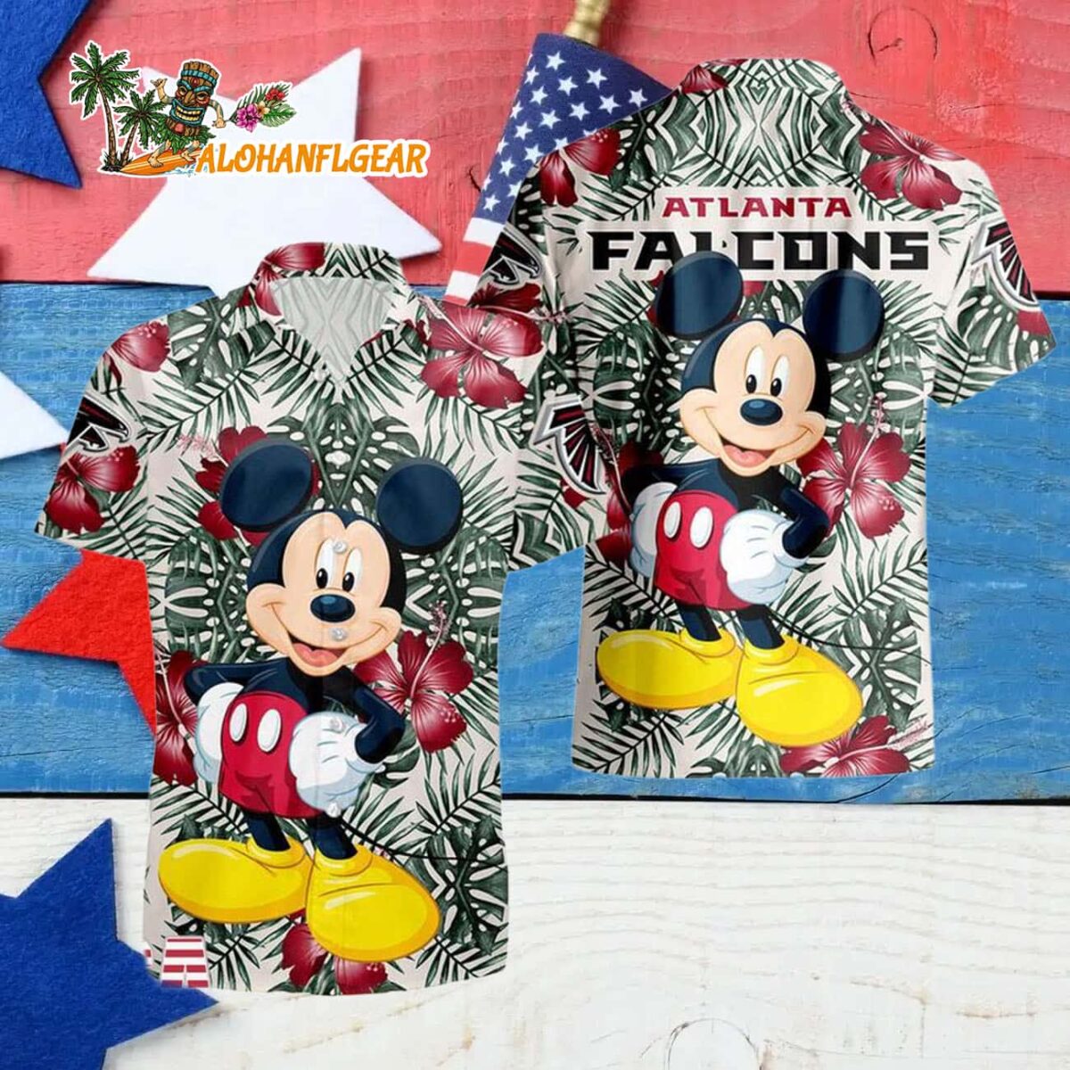 Atlanta Falcons Mickey Disney Limited Edition Hawaiian Shirt Atlanta Falcons Aloha Shirt 4 Atlanta Falcons Mickey Disney Limited Edition Hawaiian Shirt Atlanta Falcons Aloha Shirt 4
