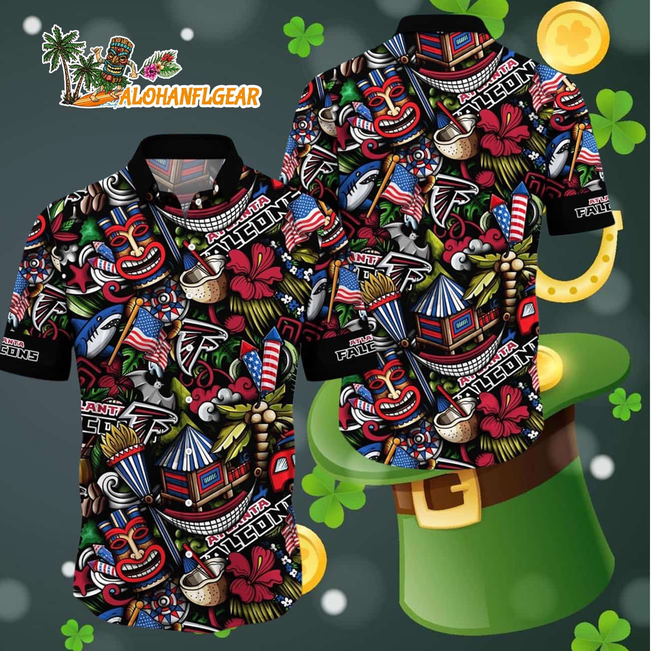 Atlanta Falcons Tiki Me Off Hawaiian Shirt, Atlanta Falcons Aloha Shirt Atlanta Falcons Tiki Me Off Hawaiian Shirt, Atlanta Falcons Aloha Shirt
