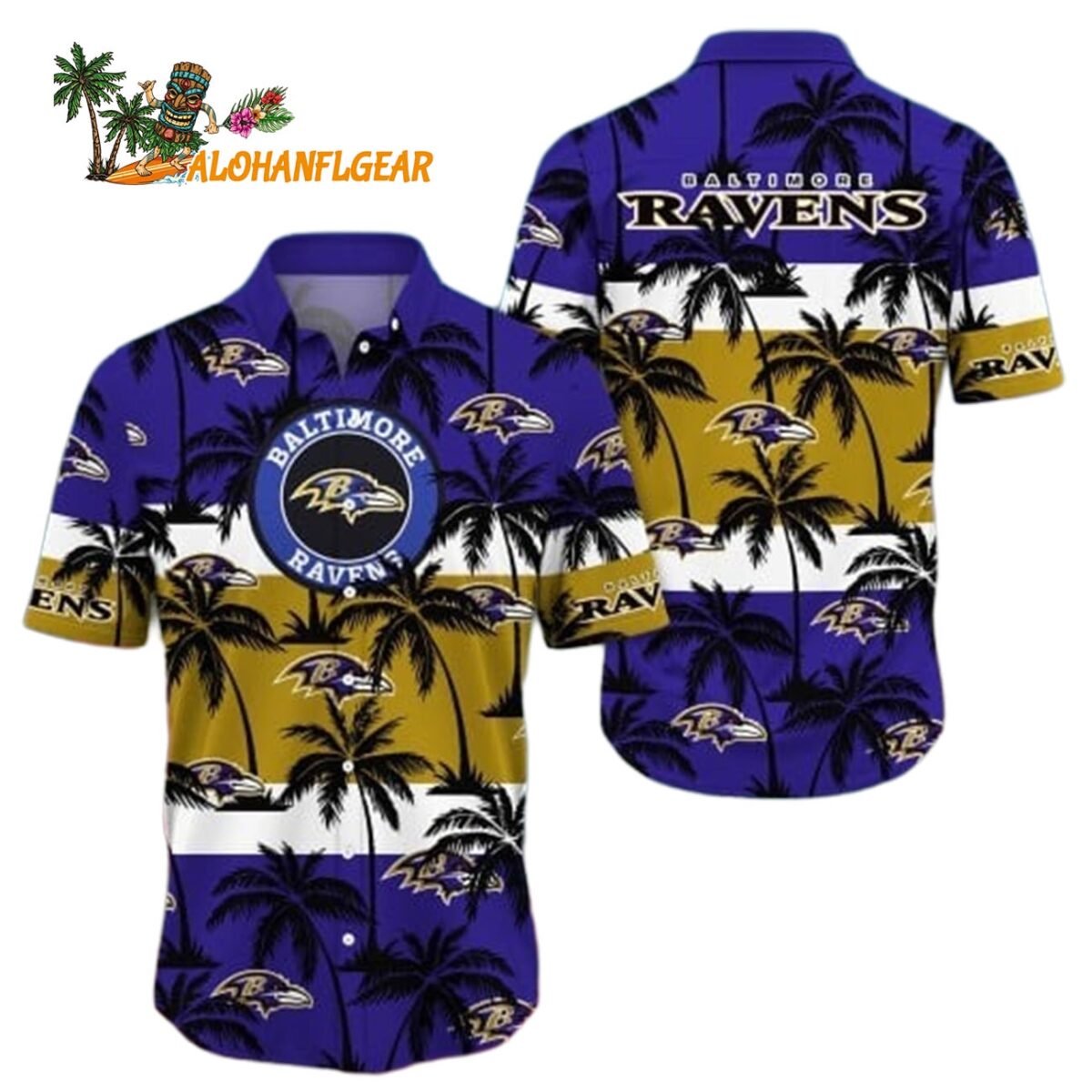 Baltimore Ravens Hawaiian Shirt Trending Summer Gift For Fan Baltimore Ravens Aloha Shirt 1