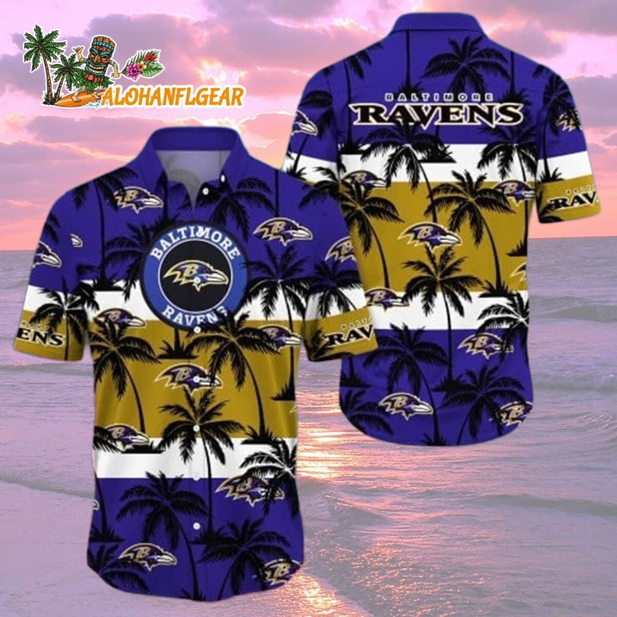 Baltimore Ravens Hawaiian Shirt Trending Summer Gift For Fan, Baltimore Ravens Aloha Shirt 1 Baltimore Ravens Hawaiian Shirt Trending Summer Gift For Fan Baltimore Ravens Aloha Shirt 2