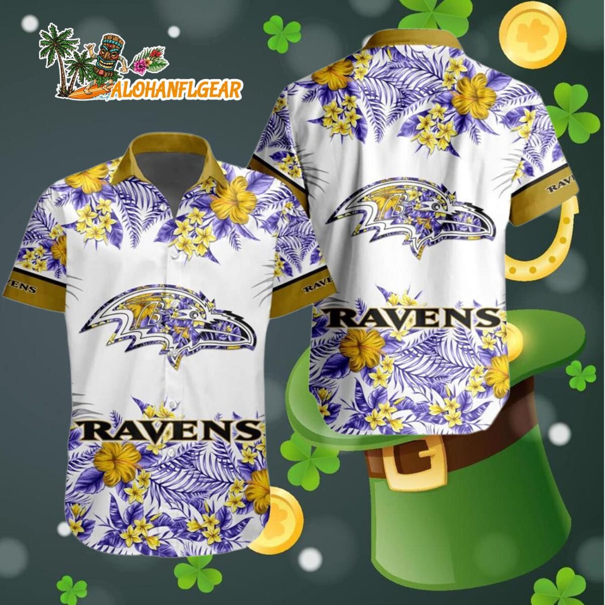 Baltimore Ravens Special Floral Tropical Team Spirit Hawaiian Shirt Baltimore Ravens Aloha Shirt 4 Baltimore Ravens Special Floral Tropical Team Spirit Hawaiian Shirt Baltimore Ravens Aloha Shirt 4