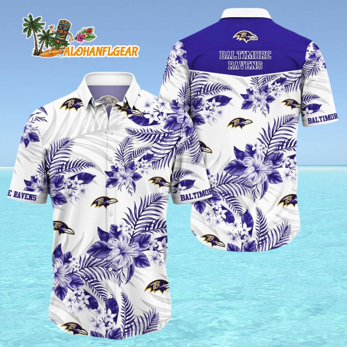Baltimore Ravens Trending Hawaiian Shirt New Arrivals Baltimore Ravens Aloha Shirt 4