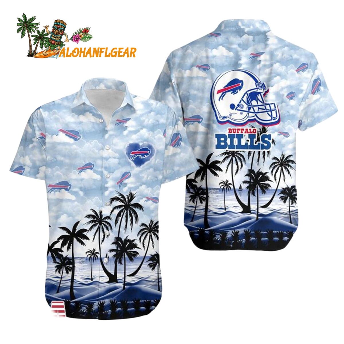 Buffalo Bills Coconut Palms Limited Edition Hawaiian Shirt Buffalo Bills Aloha Shirt 1