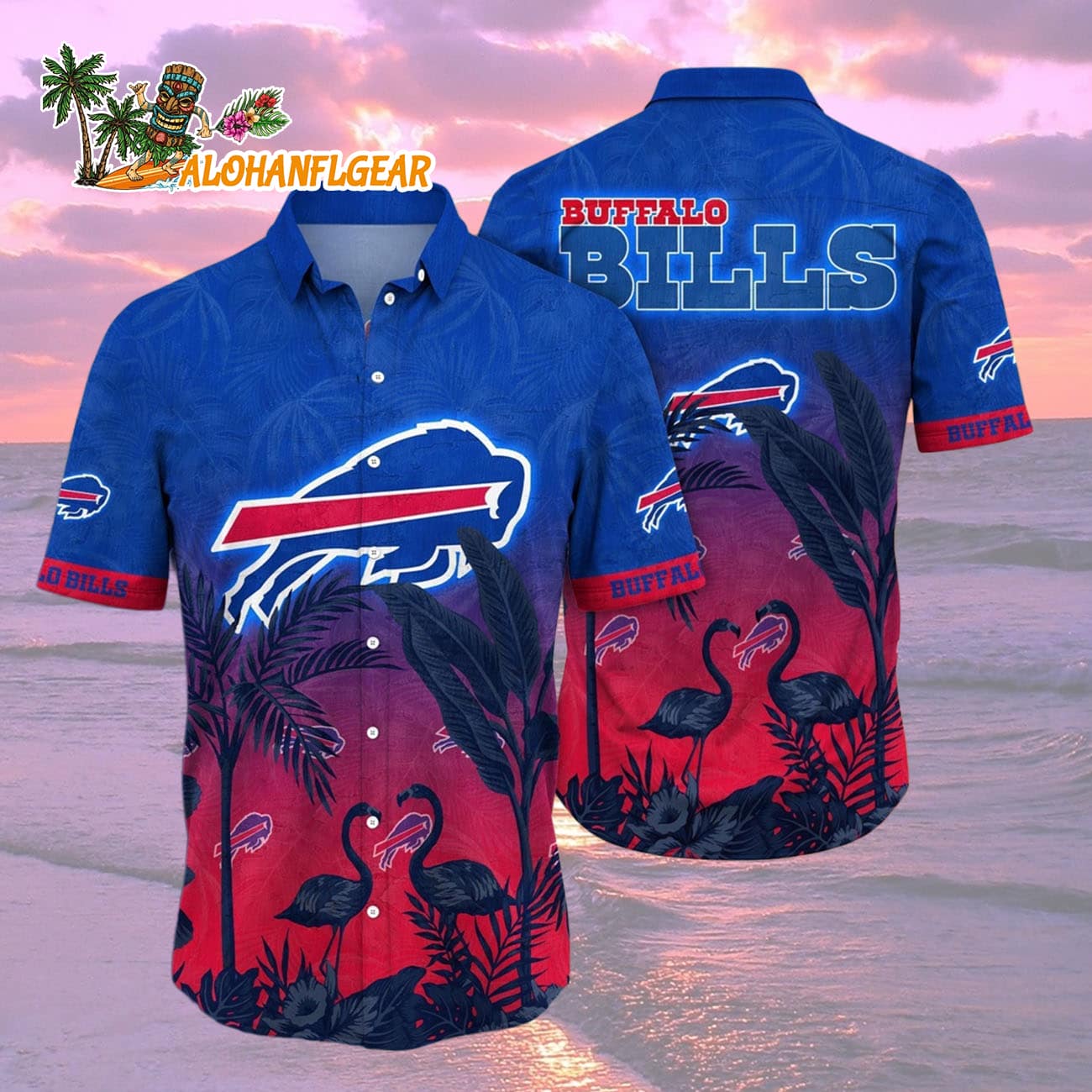 Buffalo Bills Flamingo And Flower Funny Hawaiian Shirt, Buffalo Bills Aloha Shirt Buffalo Bills Flamingo And Flower Funny Hawaiian Shirt, Buffalo Bills Aloha Shirt