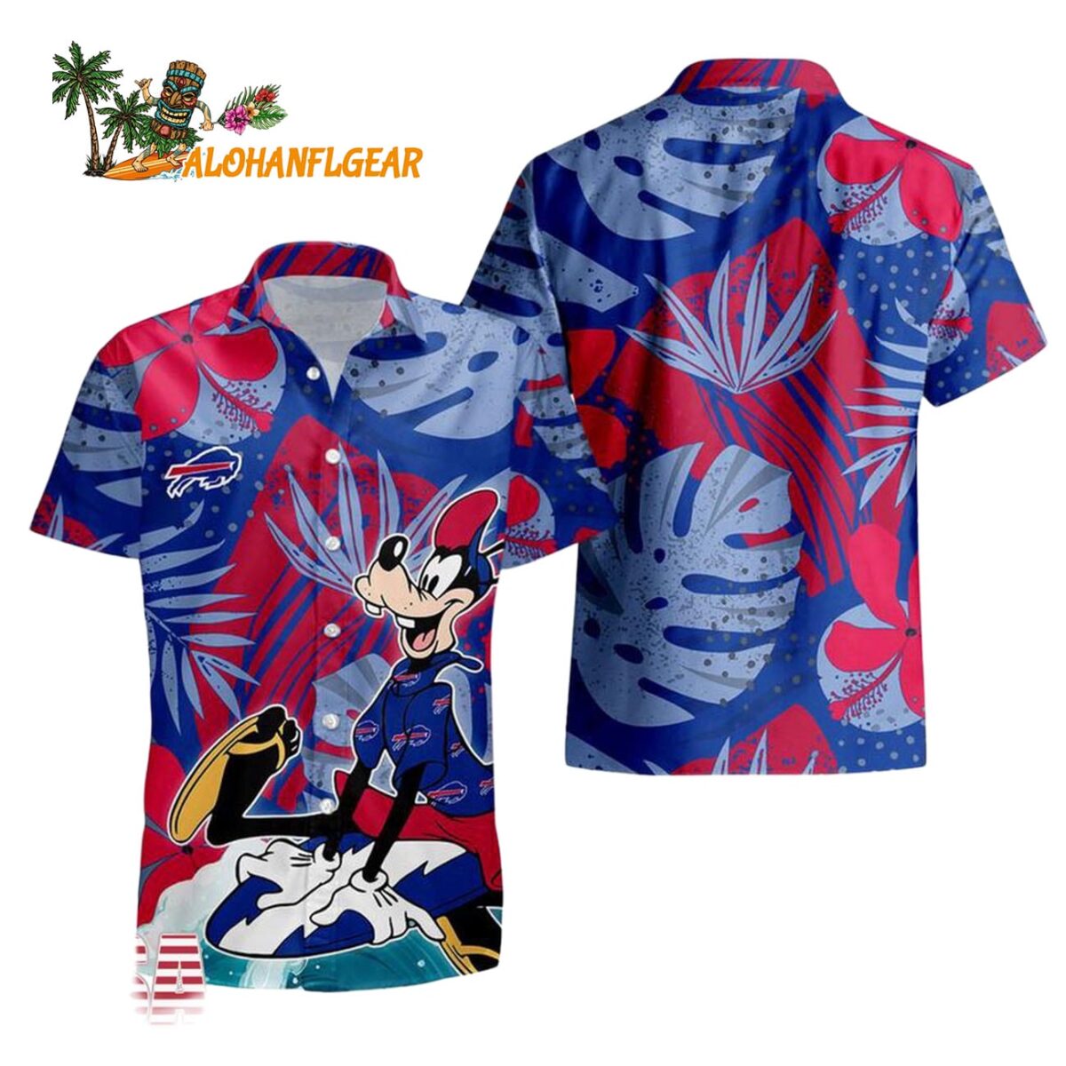Buffalo Bills Goofy Disney Limited Edition Hawaiian Shirt Buffalo Bills Aloha Shirt 1