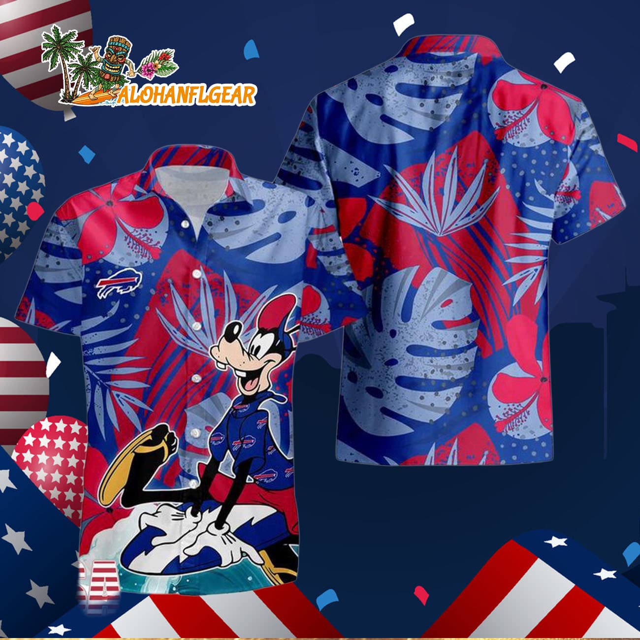 Buffalo Bills Goofy Disney Limited Edition Hawaiian Shirt, Buffalo Bills Aloha Shirt Buffalo Bills Goofy Disney Limited Edition Hawaiian Shirt, Buffalo Bills Aloha Shirt