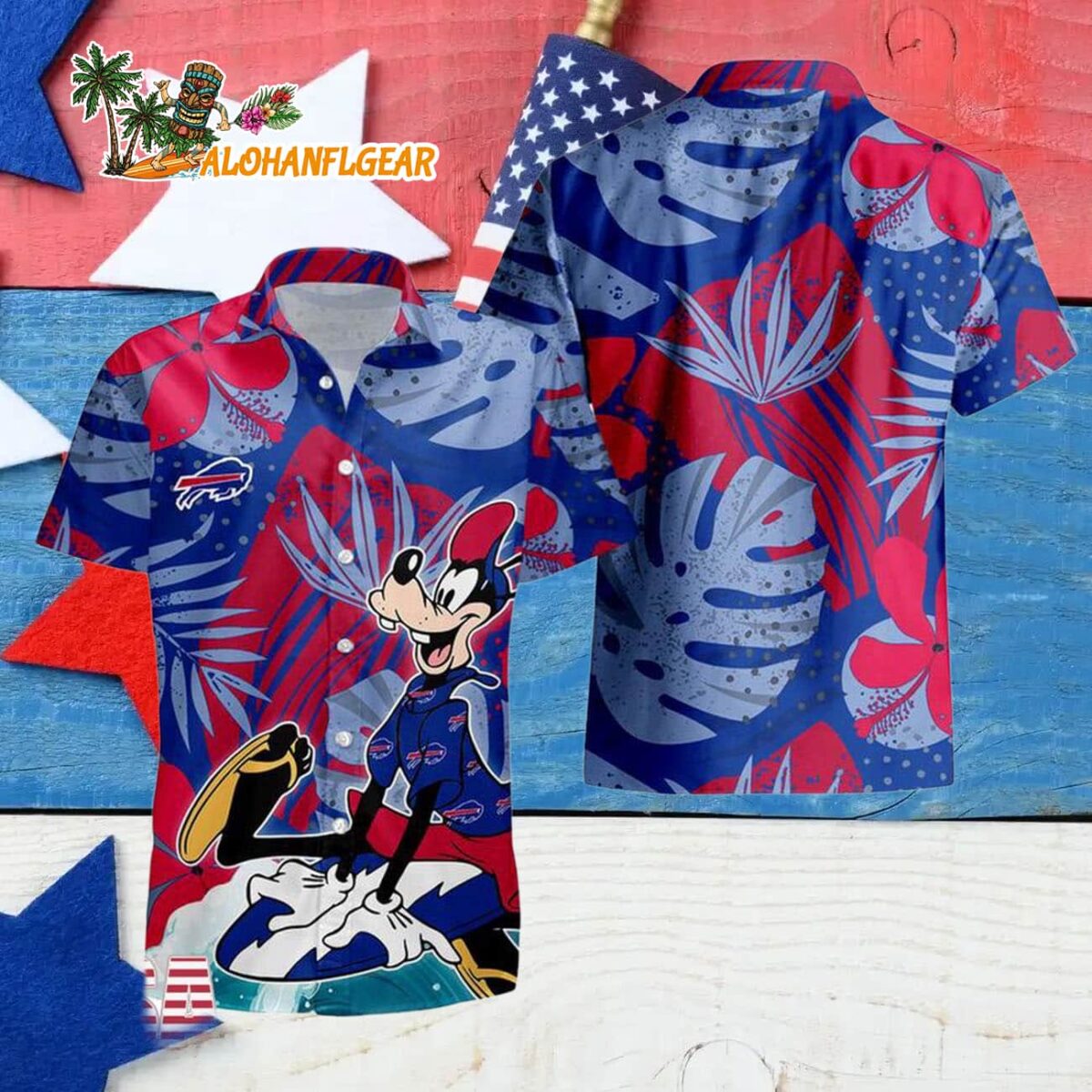 Buffalo Bills Goofy Disney Limited Edition Hawaiian Shirt Buffalo Bills Aloha Shirt 4
