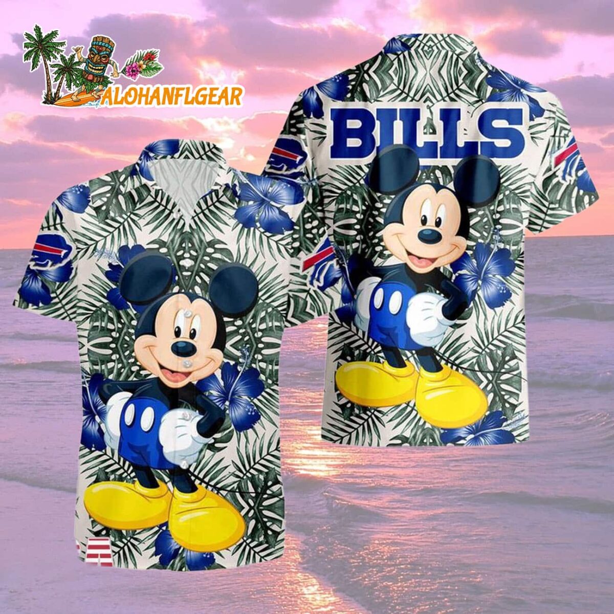 Buffalo Bills Mickey Disney Limited Edition Hawaiian Shirt Buffalo Bills Aloha Shirt 2