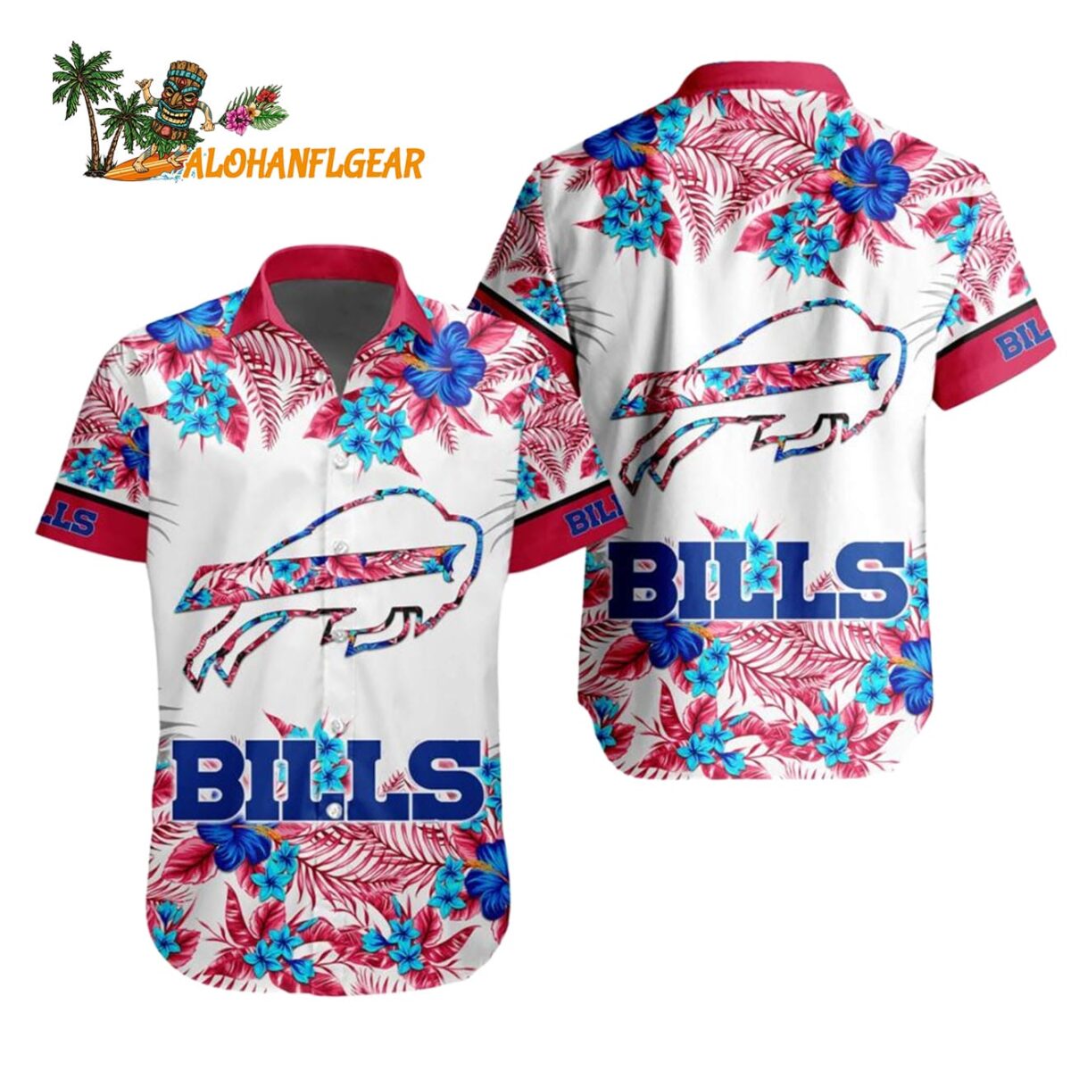 Buffalo Bills Special Floral Tropical Team Spirit Hawaiian Shirt Buffalo Bills Aloha Shirt 1