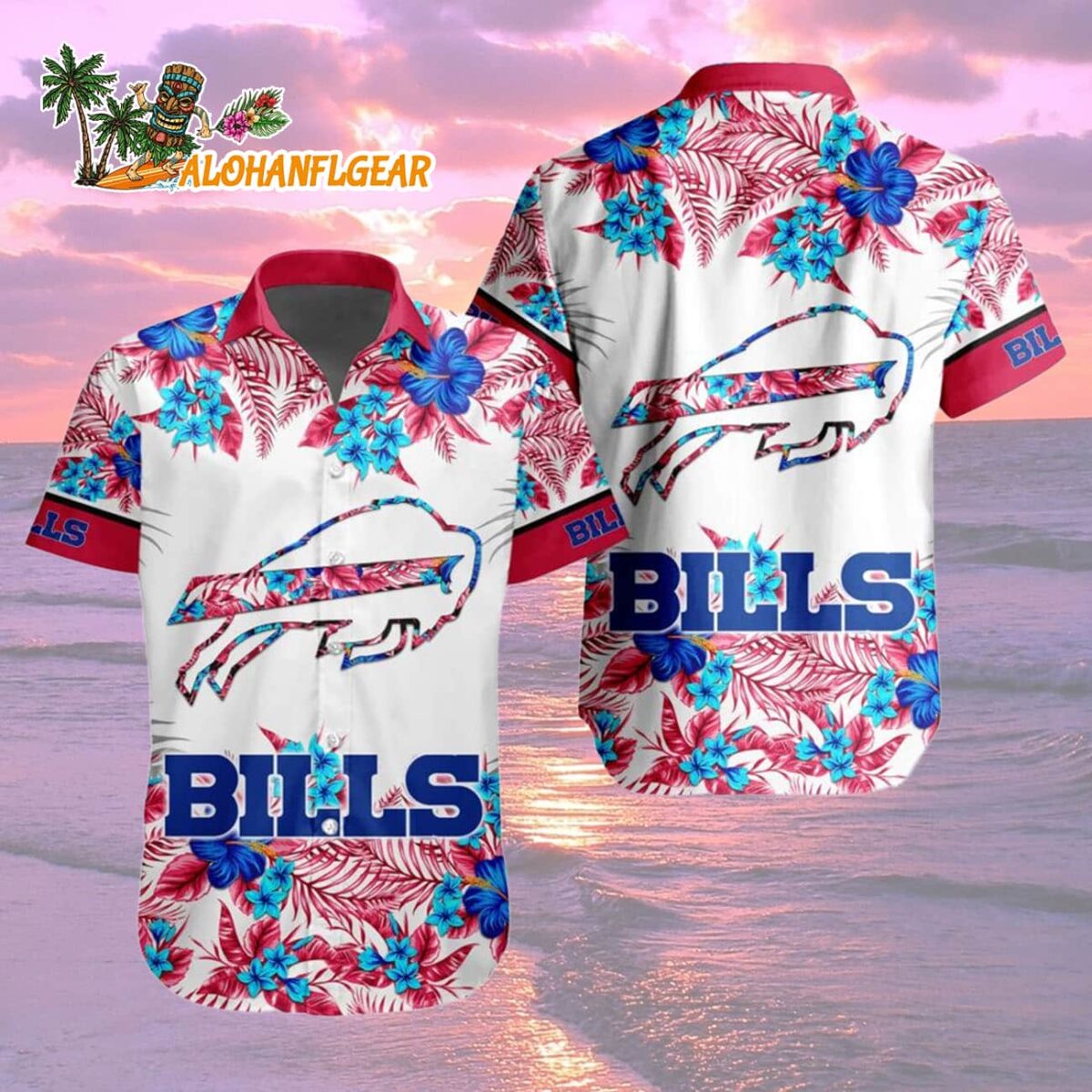 Buffalo Bills Special Floral Tropical Team Spirit Hawaiian Shirt Buffalo Bills Aloha Shirt 2