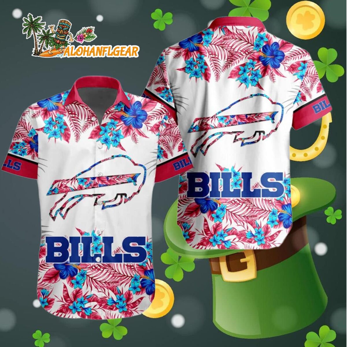 Buffalo Bills Special Floral Tropical Team Spirit Hawaiian Shirt Buffalo Bills Aloha Shirt 4