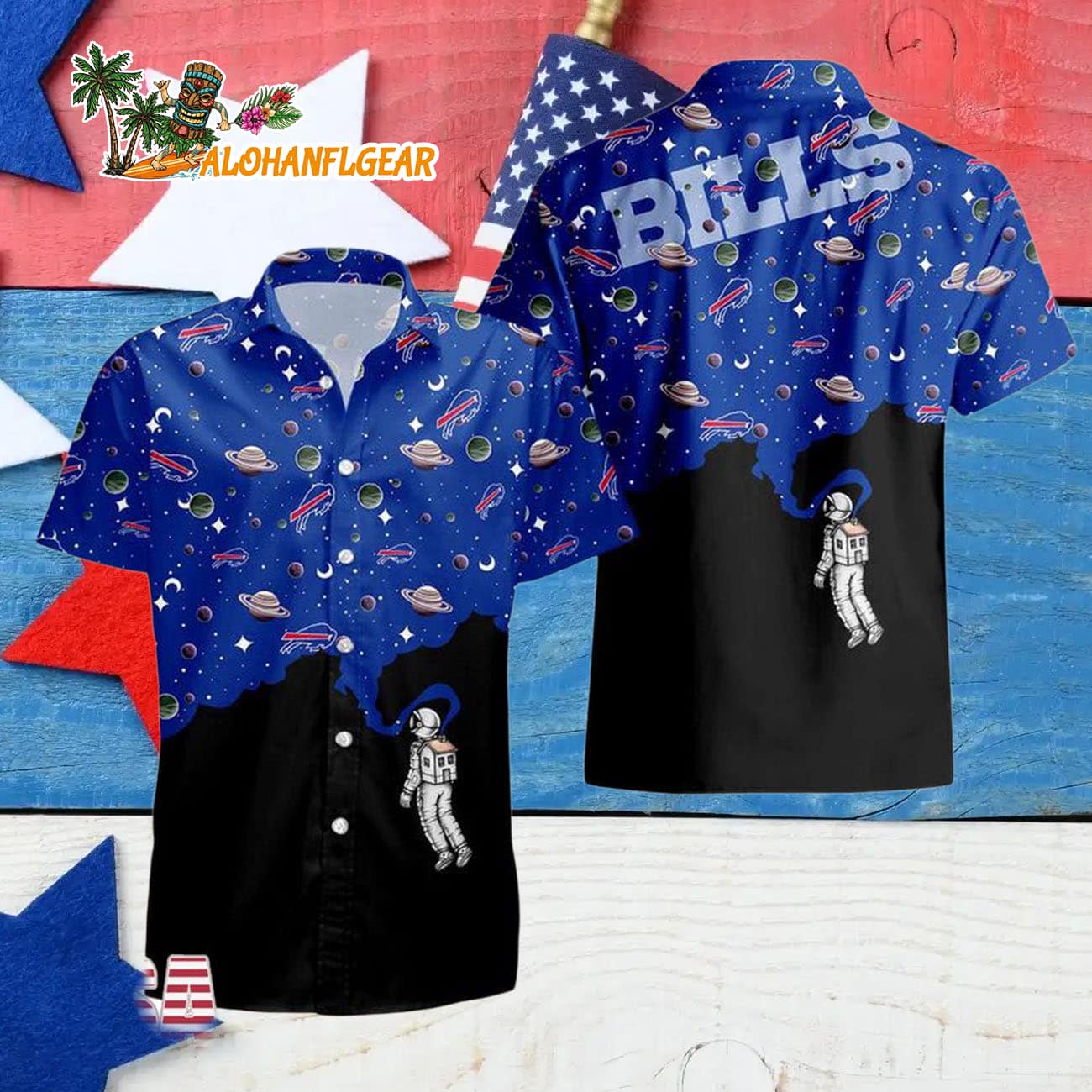 Buffalo Bills Universal Astronaut Pattern Hawaiian Shirt, Buffalo Bills Aloha Shirt Buffalo Bills Universal Astronaut Pattern Hawaiian Shirt, Buffalo Bills Aloha Shirt
