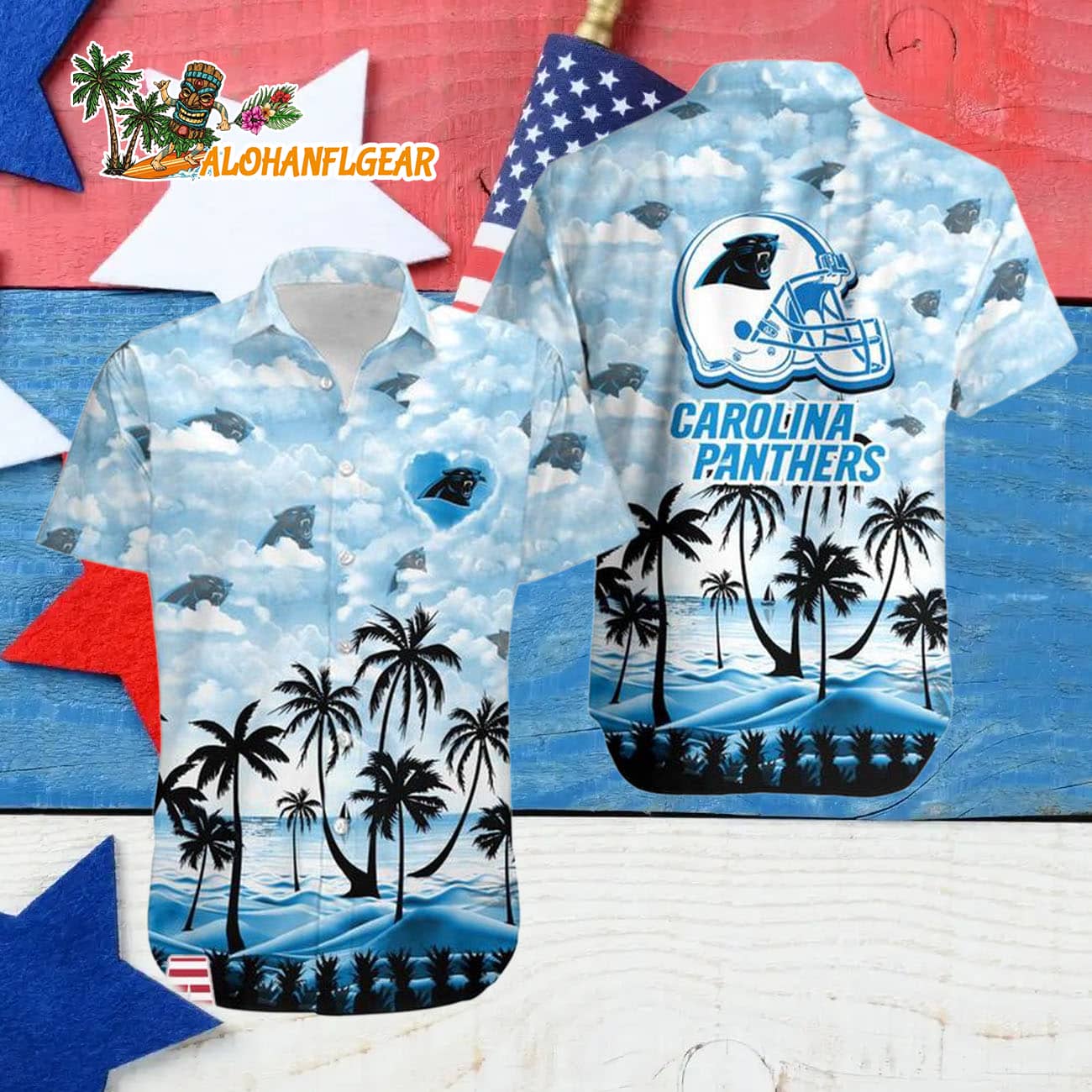Carolina Panthers Coconut Palms Limited Edition Hawaiian Shirt, Carolina Panthers Aloha Shirt Carolina Panthers Coconut Palms Limited Edition Hawaiian Shirt, Carolina Panthers Aloha Shirt