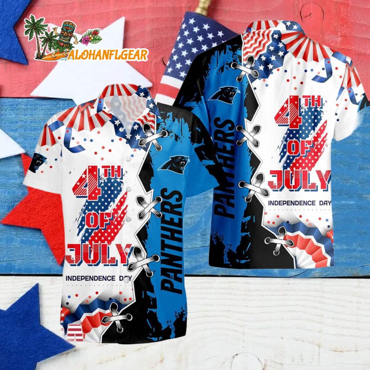 Carolina Panthers Happy Independence Day Resurgence Hawaiian Shirt NFL Aloha Shirt 4 Carolina Panthers Happy Independence Day Resurgence Hawaiian Shirt NFL Aloha Shirt 4