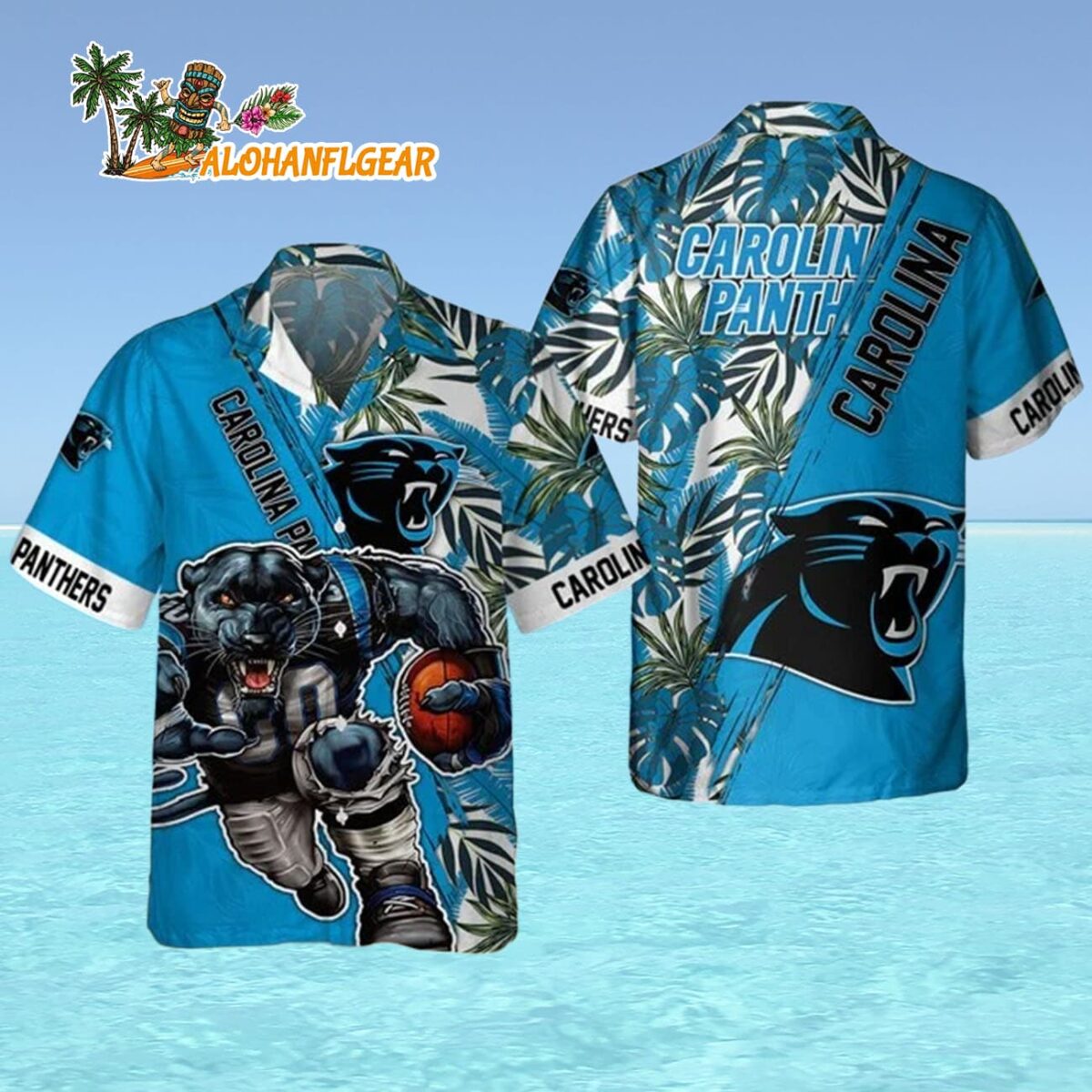 Carolina Panthers Mascot Summer Hawaiian Shirt Carolina Panthers Aloha Shirt 4 Carolina Panthers Mascot Summer Hawaiian Shirt Carolina Panthers Aloha Shirt 4