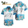 Carolina Panthers Special Floral Tropical Team Spirit Hawaiian Shirt Carolina Panthers Aloha Shirt 1