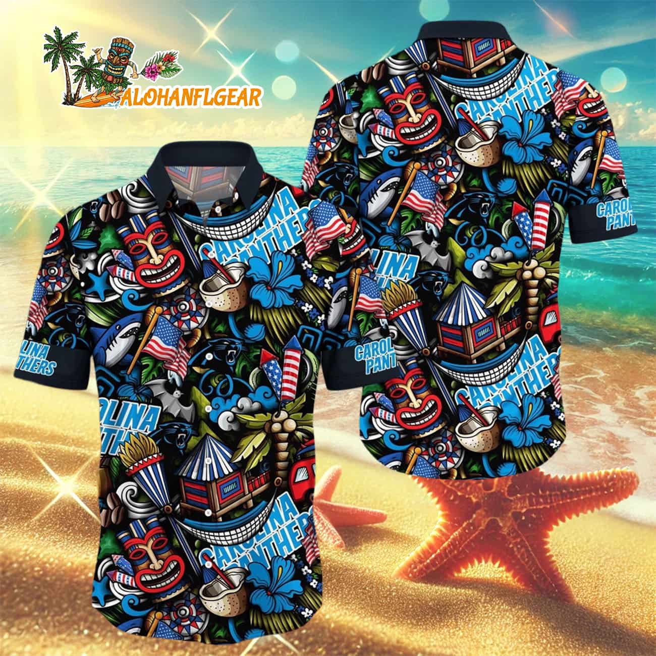 Carolina Panthers Tiki Me Off Hawaiian Shirt, Carolina Panthers Aloha Shirt Carolina Panthers Tiki Me Off Hawaiian Shirt, Carolina Panthers Aloha Shirt