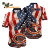 Chicago Bears American Flag Hawaiian Shirt NFL Aloha Shirt 1