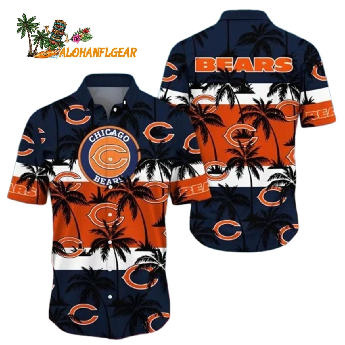 Chicago Bears Hawaiian Shirt Trending Summer Gift For Fan Chicago Bears Aloha Shirt 1