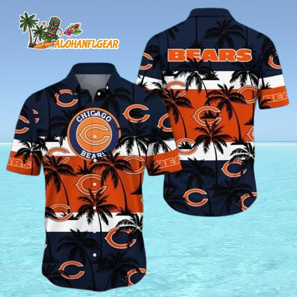 Chicago Bears Hawaiian Shirt Trending Summer Gift For Fan Chicago Bears Aloha Shirt 4