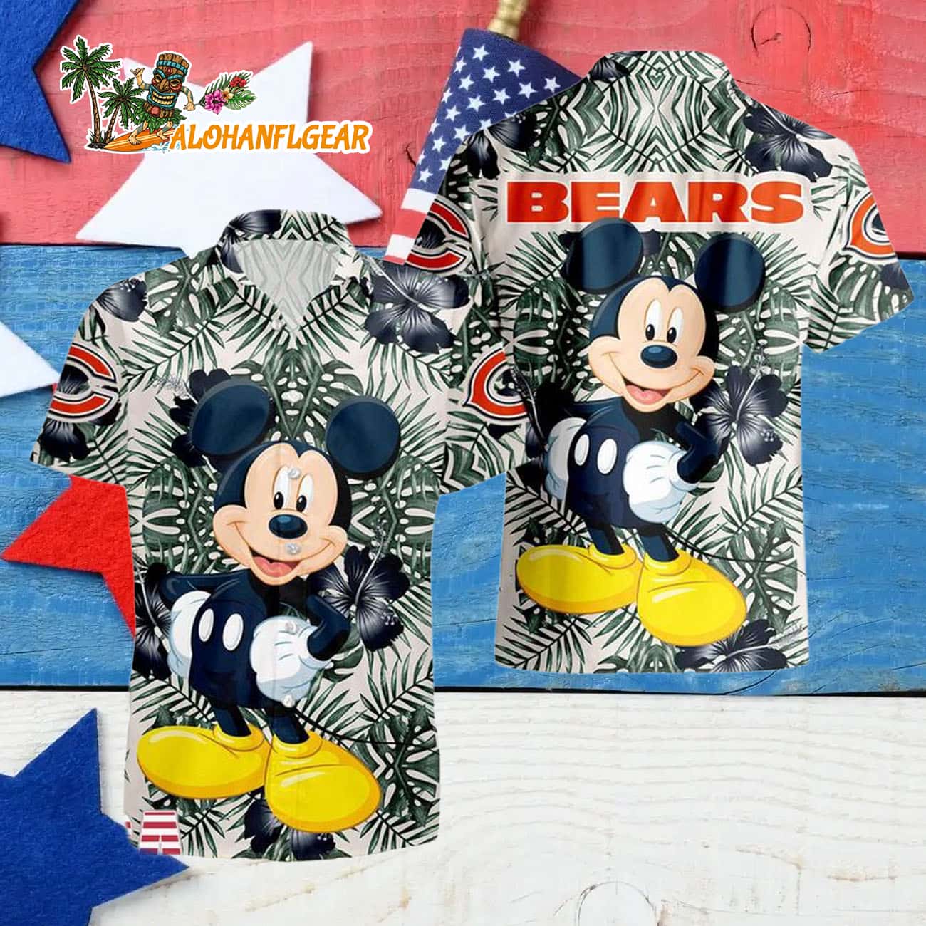 Chicago Bears Mickey Disney Limited Edition Hawaiian Shirt, Chicago Bears Aloha Shirt Chicago Bears Mickey Disney Limited Edition Hawaiian Shirt, Chicago Bears Aloha Shirt