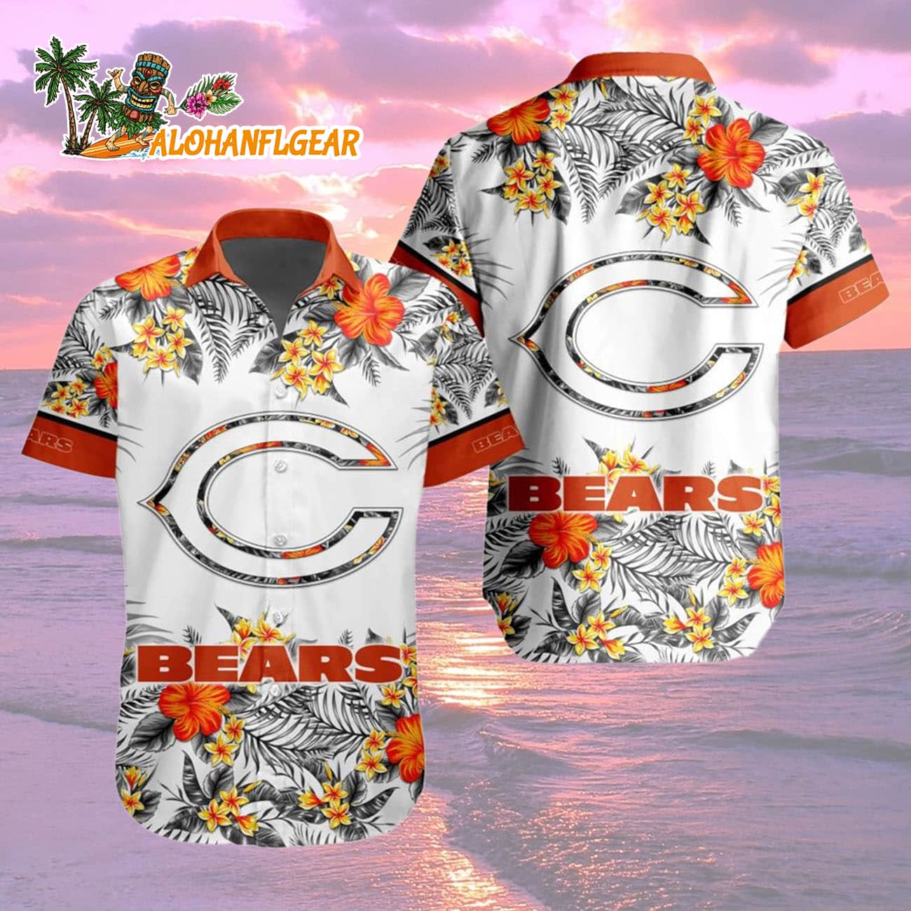 Chicago Bears Special Floral Tropical Team Spirit Hawaiian Shirt, Chicago Bears Aloha Shirt Chicago Bears Special Floral Tropical Team Spirit Hawaiian Shirt, Chicago Bears Aloha Shirt