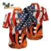 Cincinnati Bengals American Flag Hawaiian Shirt NFL Aloha Shirt 1