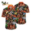 Cincinnati Bengals Flower Tiki Me Off Hawaiian Shirt Cincinnati Bengals Aloha Shirt 1