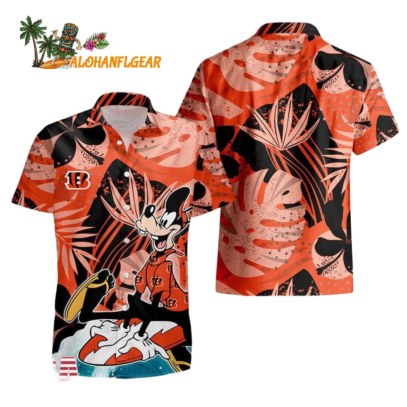 Cincinnati Bengals Goofy Disney Limited Edition Hawaiian Shirt, Cincinnati Bengals Aloha Shirt Cincinnati Bengals Goofy Disney Limited Edition Hawaiian Shirt, Cincinnati Bengals Aloha Shirt