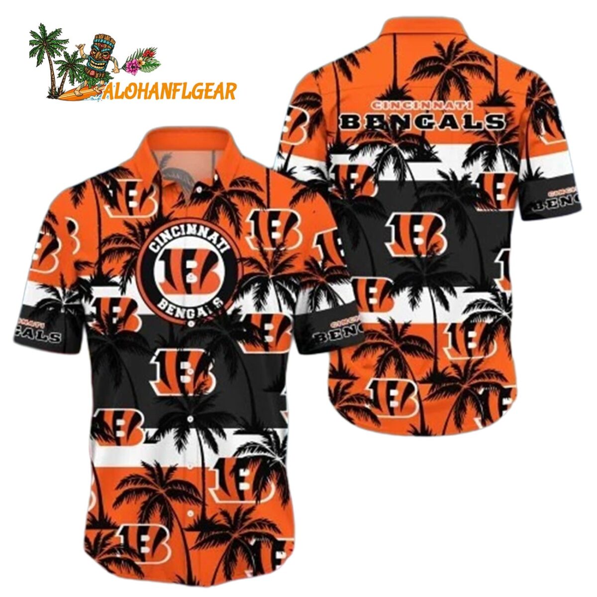 Cincinnati Bengals Hawaiian Shirt Trending Summer Gift For Fan Cincinnati Bengals Aloha Shirt 1
