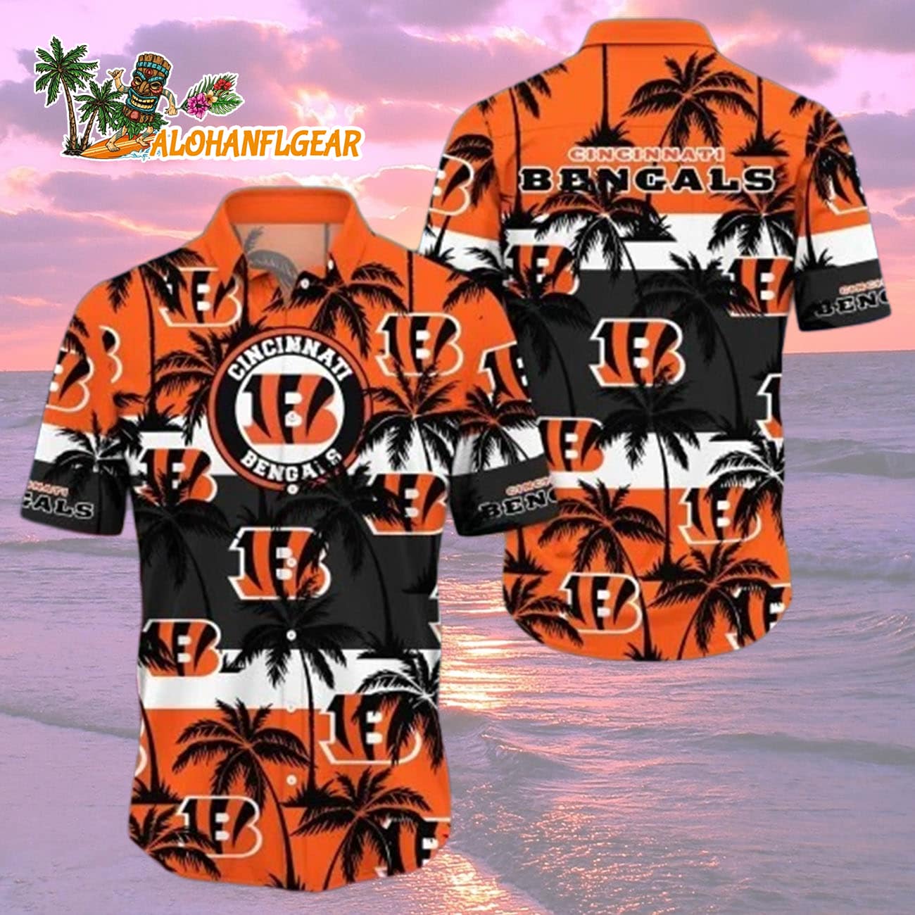 Cincinnati Bengals Hawaiian Shirt Trending Summer Gift For Fan, Cincinnati Bengals Aloha Shirt Cincinnati Bengals Hawaiian Shirt Trending Summer Gift For Fan, Cincinnati Bengals Aloha Shirt