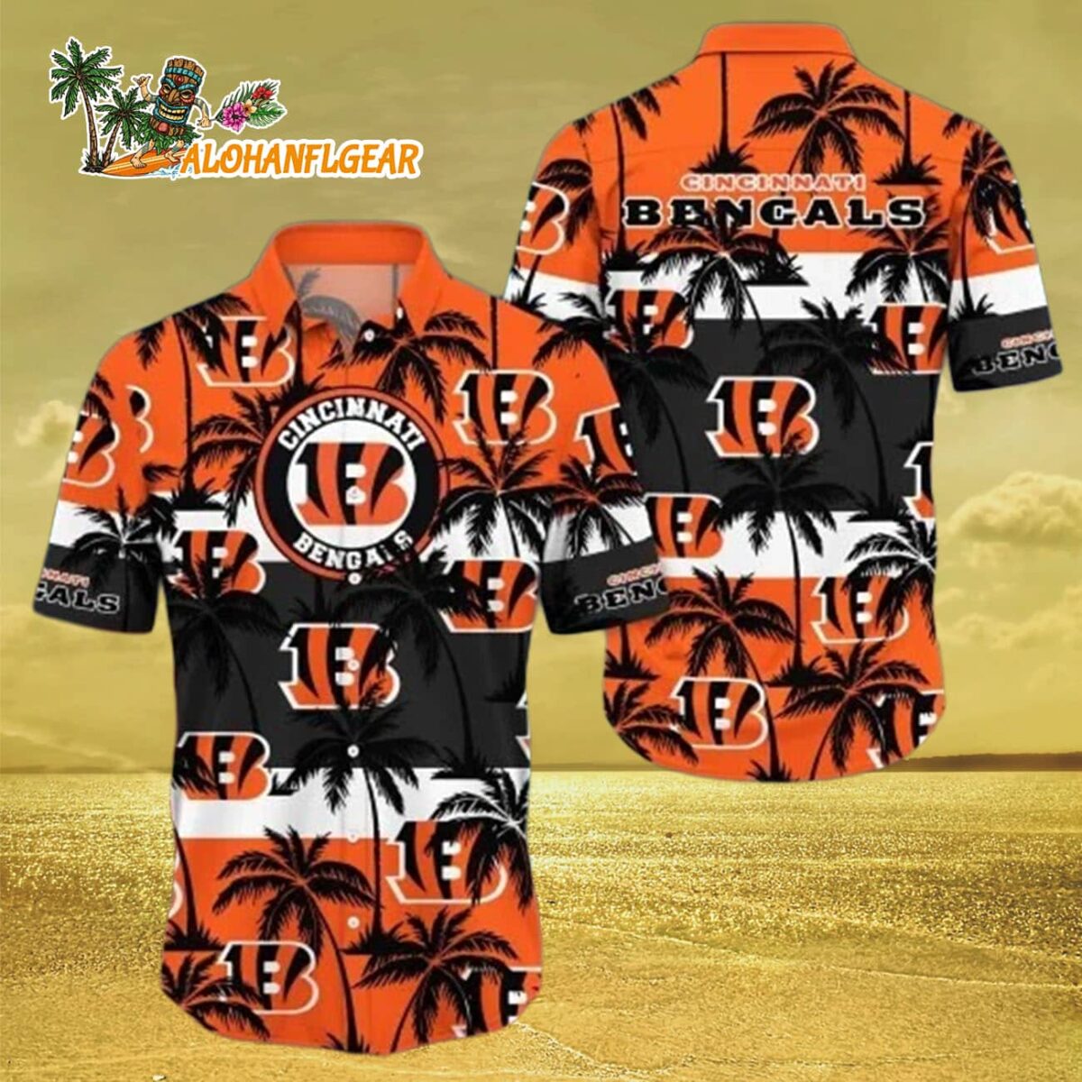 Cincinnati Bengals Hawaiian Shirt Trending Summer Gift For Fan Cincinnati Bengals Aloha Shirt 3
