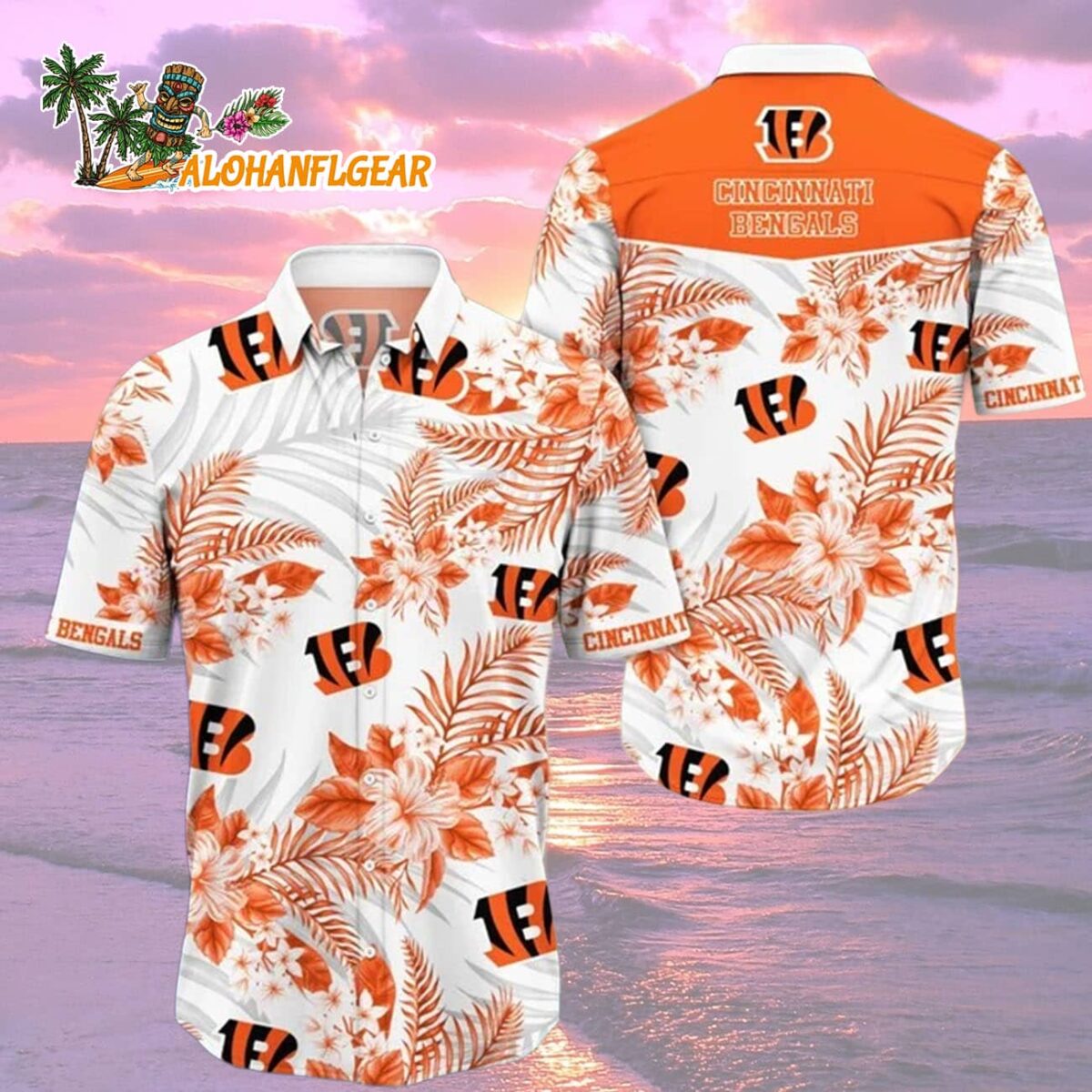 Cincinnati Bengals Trending Hawaiian Shirt New Arrivals Cincinnati Bengals Aloha Shirt 2