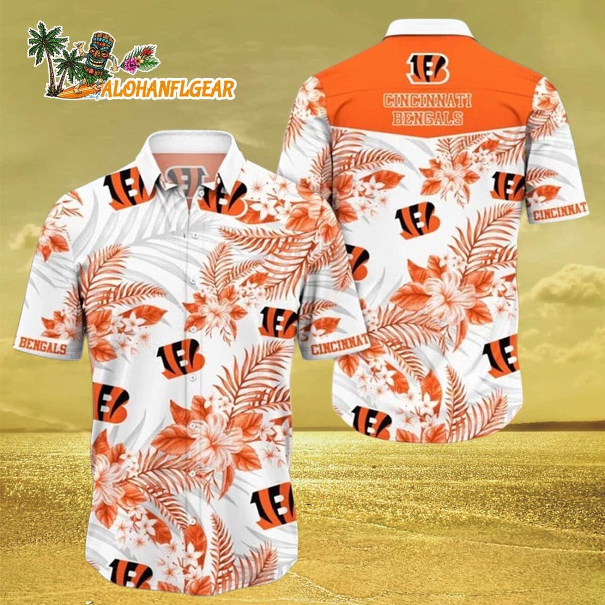Cincinnati Bengals Trending Hawaiian Shirt New Arrivals Cincinnati Bengals Aloha Shirt 3