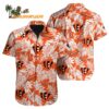 Cincinnati Bengals Tropical Leafs Designs Hawaiian Shirt Cincinnati Bengals Aloha Shirt 1