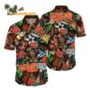 Cleveland Browns Flower Tiki Me Off Hawaiian ShirtCleveland Browns Aloha Shirt 1
