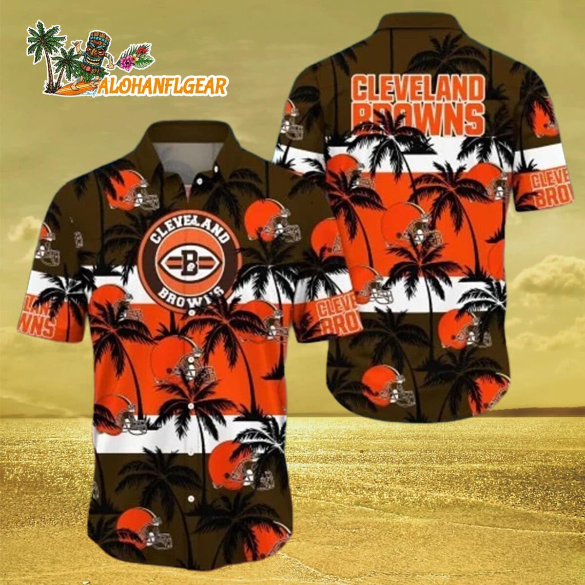 Cleveland Browns Hawaiian Shirt Trending Summer Gift For Fan, Cleveland Browns Aloha Shirt 2 Cleveland Browns Hawaiian Shirt Trending Summer Gift For Fan Cleveland Browns Aloha Shirt 3
