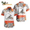 Cleveland Browns Special Floral Tropical Team Spirit Hawaiian ShirtCleveland Browns Aloha Shirt 1